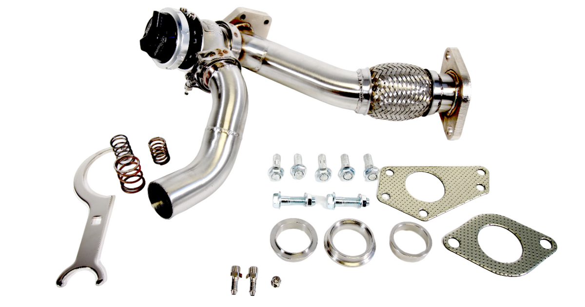 PLM Subaru EWG 44mm Up Pipe with Turbosmart WG45 Gen V Wastegate