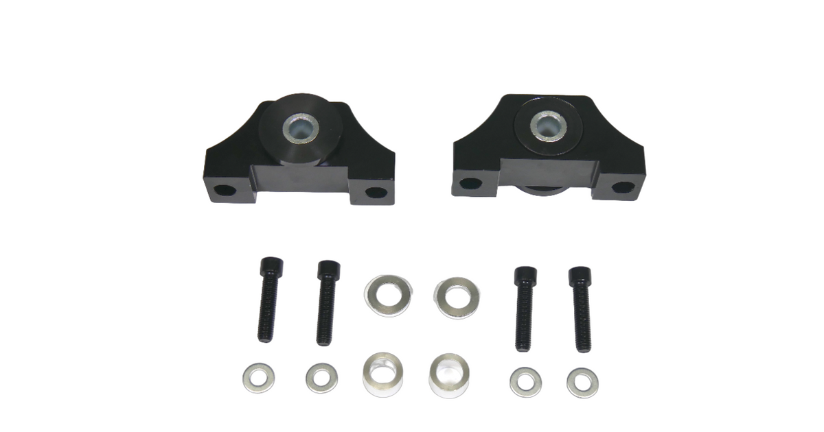 Precision Works Billet Engine Torque Mounts Black Edition - Honda B-Se ...