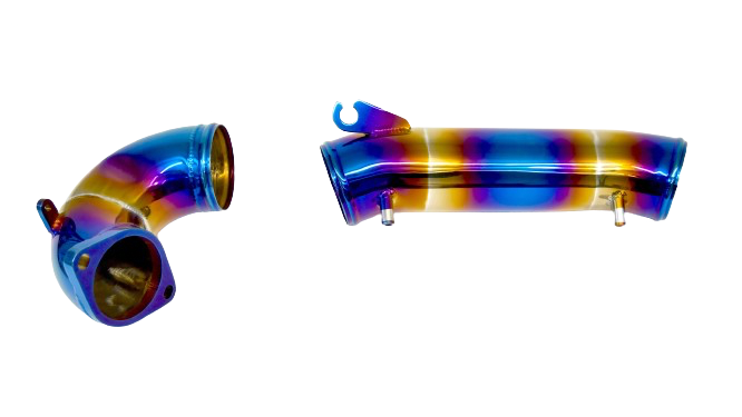 PLM Turbo Inlet Pipe Kit Stainless Burnt Blue - 2023+ FL5 Civic Type R ...