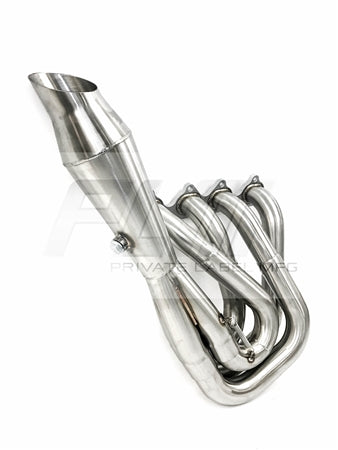 OPEN BOX PLM Power Driven H-Series Hood Exit Race Header 4-1 Megaphone