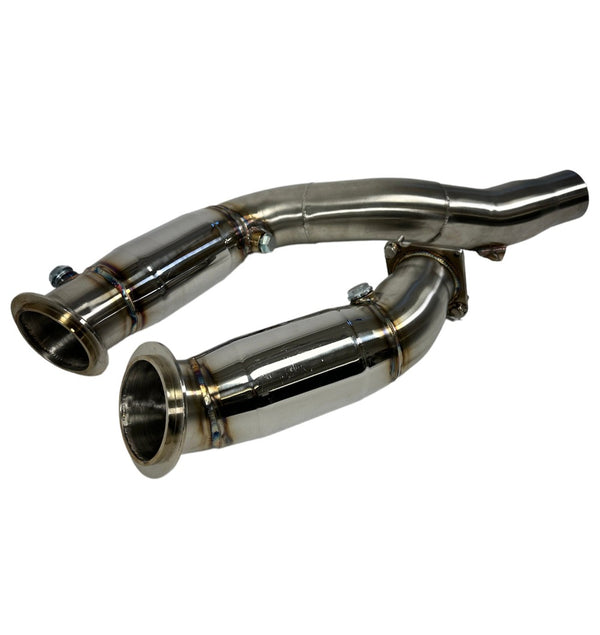 PLM Power Driven BMW M3 M4 3-inch Catted Downpipes F80 F82