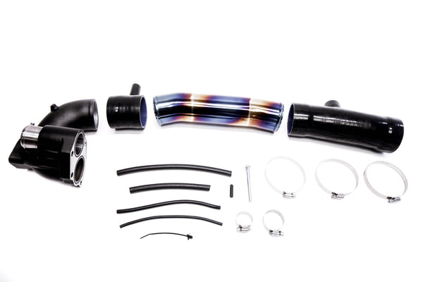 PLM Turbo Inlet Pipe Kit Stainless Burnt Blue - 2016+ FC Civic 1.5T