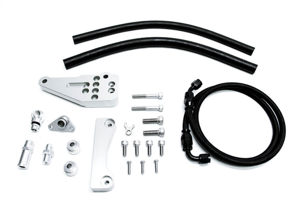 Precision Works Power Steering Relocation Kit - RSX & K-Swap