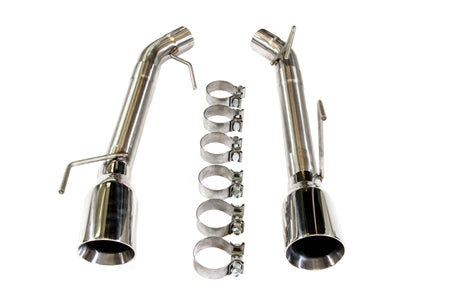 PLM 2.5" Dual Axle Back Exhaust Pipe Kit Mustang 05-10 V8 GT GT500