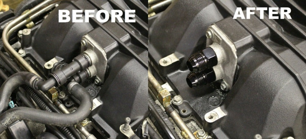 Precision Works CTS-V ZL1 6.2L LSA Supercharger Coolant Line -12AN Ada